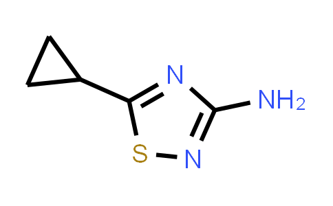 CAS No. 1342142-02-2, 5-Cyclopropyl-1,2,4-thiadiazol-3-amine