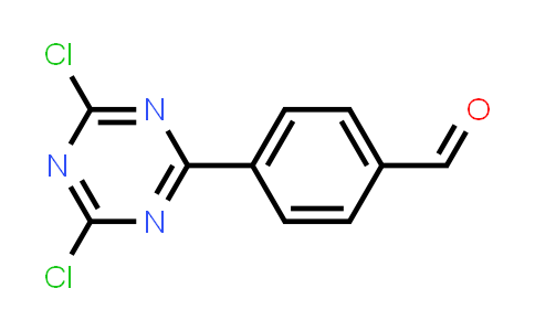 CAS No. 1342231-00-8, 4-(4,6-Dichloro-1,3,5-triazin-2-yl)benzaldehyde