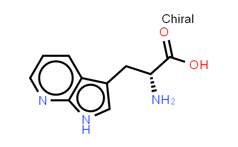 CAS No. 134235-82-8, 1H-Pyrrolo[2,3-b]pyridine-3-propanoic acid, a-amino-, (aR)-