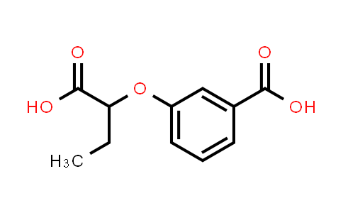 CAS No. 1342481-55-3, 3-(1-Carboxypropoxy)benzoic acid