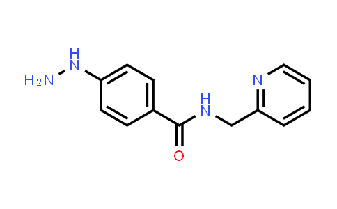 CAS No. 1342872-00-7, 4-Hydrazinyl-N-(pyridin-2-ylmethyl)benzamide