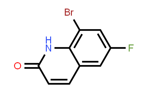 CAS No. 1343369-88-9, 8-Bromo-6-fluoroquinolin-2(1H)-one