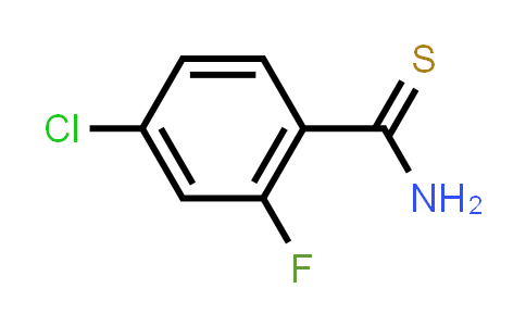 CAS No. 1343722-88-2, 4-Chloro-2-fluorobenzothioamide