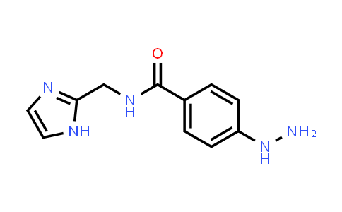 CAS No. 1344042-16-5, N-((1H-Imidazol-2-yl)methyl)-4-hydrazinylbenzamide