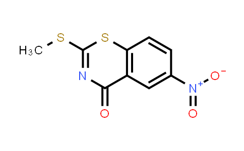 CAS No. 1344087-75-7, 2-(Methylthio)-6-nitro-4H-benzo[e][1,3]thiazin-4-one