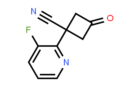 CAS No. 1344145-36-3, 1-(3-Fluoropyridin-2-yl)-3-oxocyclobutane-1-carbonitrile
