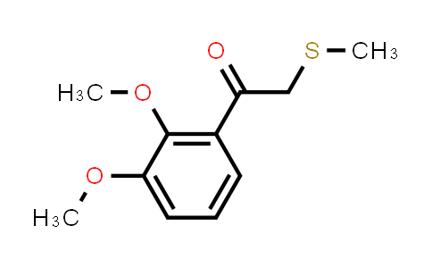 CAS No. 1344355-79-8, 1-(2,3-Dimethoxyphenyl)-2-(methylsulfanyl)ethan-1-one