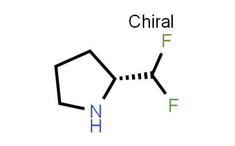 CAS No. 1344581-87-8, (R)-2-(Difluoromethyl)pyrrolidine