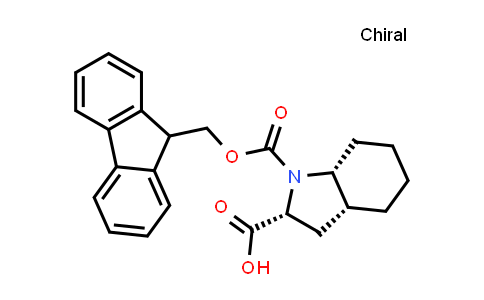 CAS No. 134526-62-8, rel-(2R,3aR,7aR)-1-(((9H-Fluoren-9-yl)methoxy)carbonyl)octahydro-1H-indole-2-carboxylic acid