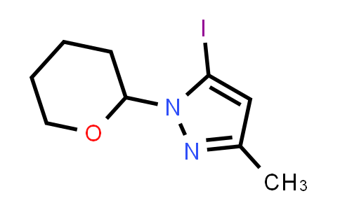 CAS No. 1345471-37-5, 5-Iodo-3-methyl-1-(tetrahydro-2H-pyran-2-yl)-1H-pyrazole