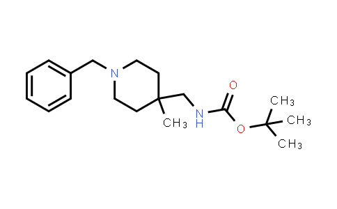 CAS No. 1345728-58-6, tert-Butyl ((1-benzyl-4-methylpiperidin-4-yl)methyl)carbamate
