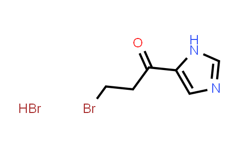 CAS No. 1346155-45-0, 1-Propanone, 3-bromo-1-(1H-imidazol-5-yl)-, hydrobromide (1:1)