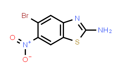 CAS No. 1346236-44-9, 5-Bromo-6-nitrobenzo[d]thiazol-2-amine