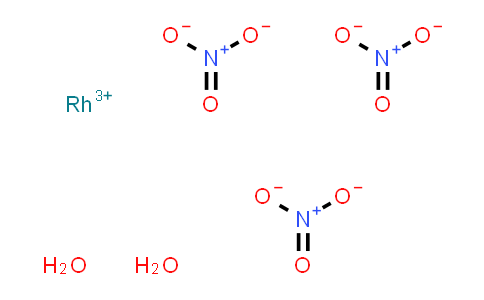 CAS No. 13465-43-5, Rhodium(III) nitrate dihydrate