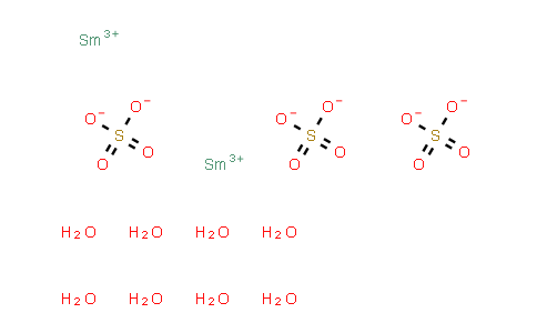 CAS No. 13465-58-2, Samarium(III) sulfate octahydrate