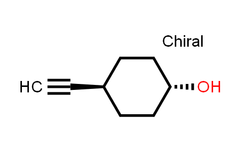 CAS No. 1346526-64-4, trans-4-Ethynylcyclohexan-1-ol