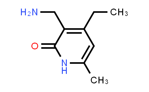 CAS No. 1346576-05-3, 3-(Aminomethyl)-4-ethyl-6-methylpyridin-2(1H)-one