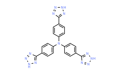 CAS No. 1346621-21-3, Tris(4-(2H-tetrazol-5-yl)phenyl)amine