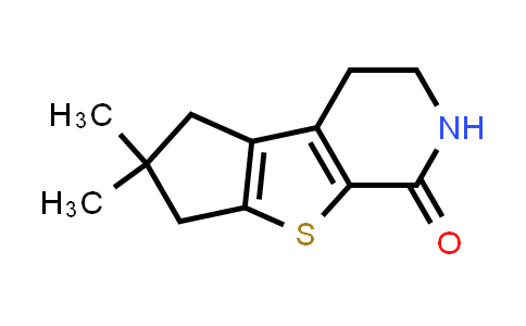CAS No. 1346672-70-5, 6,6-Dimethyl-2,3,4,5,6,7-hexahydro-1H-cyclopenta[4,5]thieno[2,3-c]pyridin-1-one