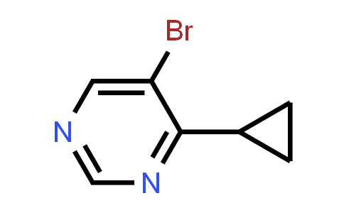 CAS No. 1346697-39-9, 5-Bromo-4-cyclopropylpyrimidine