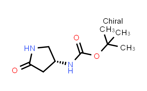 CAS No. 1346773-63-4, tert-Butyl N-[(3R)-5-oxopyrrolidin-3-yl]carbamate