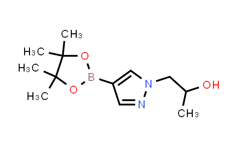 CAS No. 1346819-38-2, 1-(4-(4,4,5,5-Tetramethyl-1,3,2-dioxaborolan-2-yl)-1H-pyrazol-1-yl)propan-2-ol