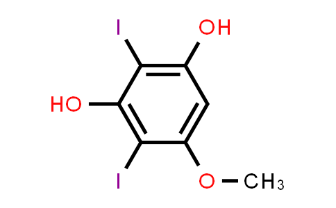 CAS No. 134810-56-3, 2,4-Diiodo-5-methoxybenzene-1,3-diol