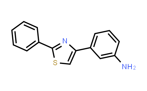 CAS No. 134812-32-1, 3-(2-Phenyl-thiazol-4-yl)-phenylamine