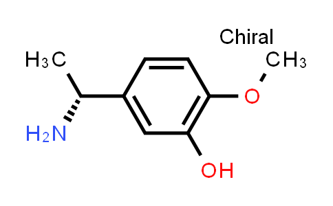 CAS No. 134856-00-1, Phenol, 5-(1-aminoethyl)-2-methoxy-, (R)- (9CI)