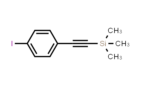 CAS No. 134856-58-9, ((4-Iodophenyl)ethynyl)trimethylsilane