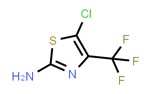 CAS No. 134880-91-4, 5-Chloro-4-(trifluoromethyl)-2-thiazolamine