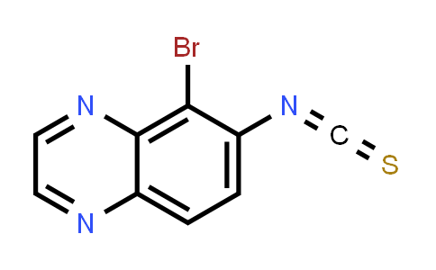 CAS No. 134892-46-9, 5-Bromo-6-isothiocyanatoquinoxaline