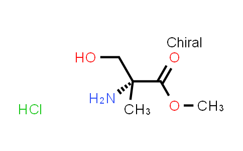 CAS No. 134899-86-8, Methyl (R)-2-amino-3-hydroxy-2-methylpropanoate hydrochloride