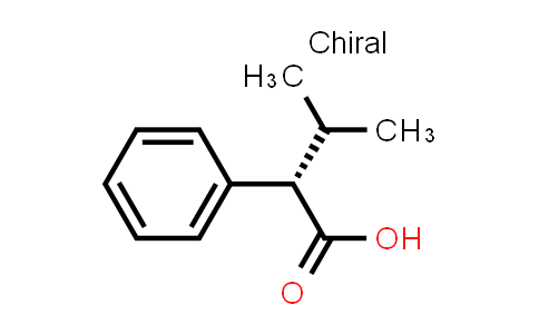 CAS No. 13490-69-2, (S)-3-methyl-2-phenylbutanoic acid