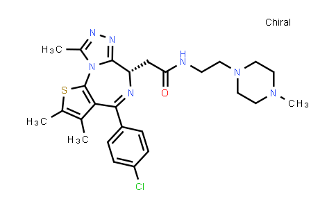CAS No. 1349067-90-8, (S)-2-(4-(4-Chlorophenyl)-2,3,9-trimethyl-6H-thieno[3,2-f][1,2,4]triazolo[4,3-a][1,4]diazepin-6-yl)-N-(2-(4-methylpiperazin-1-yl)ethyl)acetamide