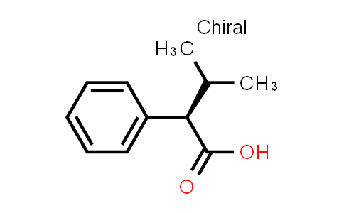 CAS No. 13491-13-9, (R)-3-methyl-2-phenylbutanoic acid