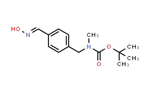 CAS No. 1349198-30-6, tert-Butyl 4-((hydroxyimino)methyl)benzyl(methyl)carbamate