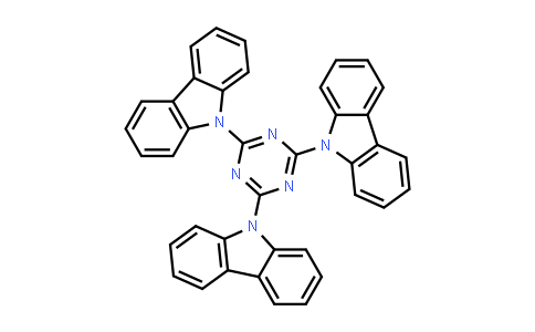CAS No. 134984-37-5, 2,4,6-Tri(9H-carbazol-9-yl)-1,3,5-triazine