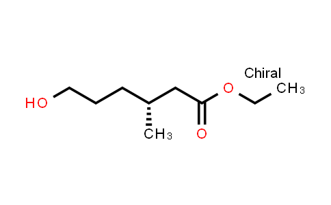 CAS No. 135011-13-1, Ethyl (R)-6-hydroxy-3-methylhexanoate