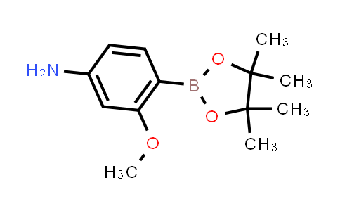 CAS No. 1350377-66-0, 3-Methoxy-4-(4,4,5,5-tetramethyl-1,3,2-dioxaborolan-2-yl)aniline