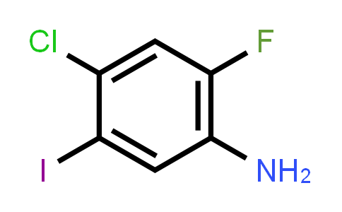 CAS No. 1350475-34-1, 4-Chloro-2-fluoro-5-iodoaniline