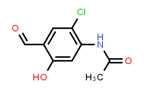 CAS No. 1350475-36-3, N-(2-Chloro-4-formyl-5-hydroxyphenyl)acetamide