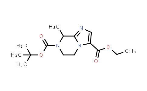 CAS No. 1350475-39-6, 7-(tert-Butyl) 3-ethyl 8-methyl-5,6-dihydroimidazo[1,2-a]pyrazine-3,7(8H)-dicarboxylate