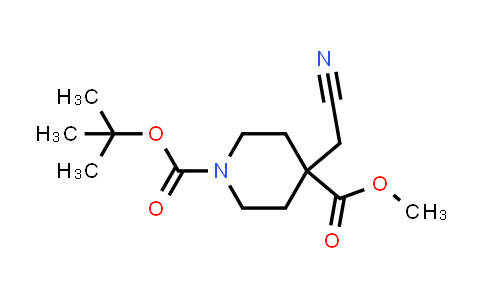CAS No. 1350475-42-1, 1-(tert-Butyl) 4-methyl 4-(cyanomethyl)piperidine-1,4-dicarboxylate