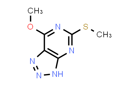 CAS No. 1350563-51-7, 7-Methoxy-5-(methylthio)-3H-[1,2,3]triazolo[4,5-d]pyrimidine
