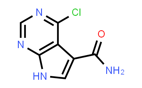 CAS No. 1350643-69-4, 4-Chloro-7H-pyrrolo[2,3-d]pyrimidine-5-carboxamide