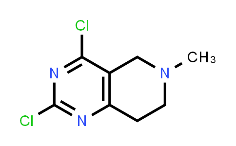 CAS No. 1350738-72-5, 2,4-Dichloro-6-methyl-5,6,7,8-tetrahydropyrido[4,3-d]pyrimidine