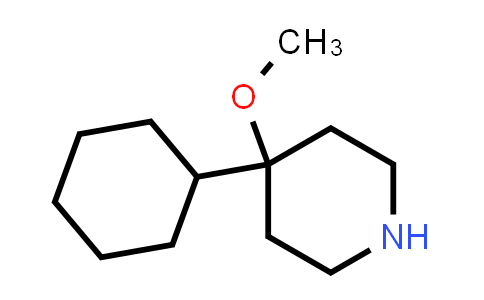 CAS No. 1350824-25-7, 4-Cyclohexyl-4-methoxypiperidine