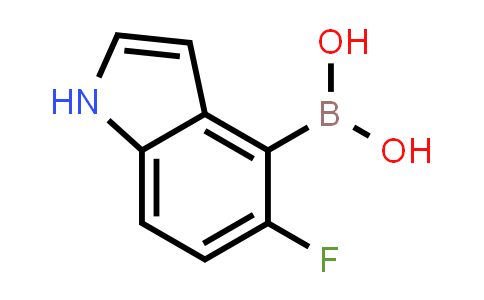 CAS No. 1350836-07-5, (5-Fluoro-1H-indol-4-yl)boronic acid