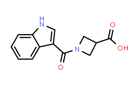 CAS No. 1350988-89-4, 1-(1H-Indol-3-ylcarbonyl)azetidine-3-carboxylic acid